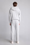 Relax Fit Hooded Soft Fleece Gray Men's Cardigan D7599Ax/Gr210 - 8