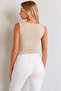Strapless Top with Draped Collar and Draped Bluz in the Inside - 4