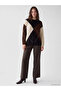Özmarka New Season Black Diamond Patterned Women's Knitwear Tunic - 2