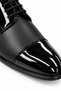 Men's Classic Lace-Up Shoes with Patent Leather and Matte Options, Groom's Suit, Office, Special Occasion Shoes - 6