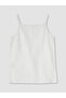 Ozmarka New Season Ecru Embroidered Square Neck Girls' Underwear Undershirt - 2