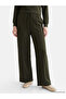 Özmarka New Season Khaki Soft Touch Women's Sweatpants - 2