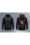 Mooda 3 Threaded Unisex Oversize Hooded Sweatshirt - 2