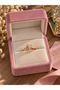 Stylish Women's Ring with Letter B and Colorful Stone Detail – Elegant and Eye-Catching Design - 2