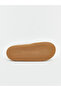 Özmarka New Season Beige Suede Women's House Slippers - 4