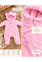 Welsoft Winter Baby Sleeping Bag with Booties – Newborn Hooded Sleeping Bag with Ears and Cross Zipper for Keeping Warm - 3