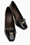 Dina Brown Bow Detailed Women's Heeled Shoes - 5