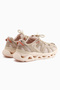 Raisa Genuine Leather Beige Suede Mesh Detailed Thick Sole Women's Sneaker - 8