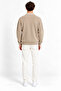 Polo Collar Zippered Long Sleeve Men's Sweater 102101 - 3