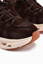Raisa Genuine Leather Brown Suede Mesh Detailed Thick Sole Women's Sneaker - 4