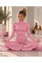 2-Piece Sports Tracksuit Set Flexible Lycra Slim Fit Long Sleeve - 5