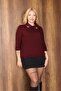 Polo Collar Stoned Cotton Mercerized Sweater