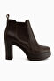 Mersa Brown Platform Heeled Women's Boots - 2