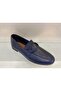 Genuine Leather Matte Iconic Buckle Loafer Women's Shoes - 2