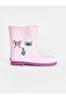 Özmarka New Season Pink Printed Girls' Rain Boots - 2
