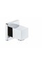 كوع دفن مربع كروم Chrome Square Concealed Elbow