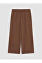 Özmarka New Season Ecru Patterned Women's Capri Pajama Bottoms 2-Piece - 8