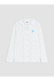 Vizyon New Season Blue Shirt Collar Girls' Pajama Set - 4