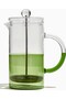 Two-Tone French Pressure Borosilicate Glass 1100ml Capacity Coffee Maker