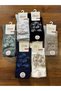 Women's Premium Modal Seamless Embroidered Comfortable Socks 6-Pack