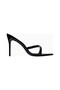 Donatella 100 Patent Leather Look Vegan Leather Thin Heeled Women's Sandals, Stylish and Elegant