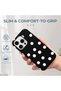 حافظة RUNGOS لهاتف iPhone 14 Pro، غطاء غير لامع بنمط منقط - 5