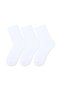 3-Piece Cotton Towel (Thick) Seamless Plain Children's Socks