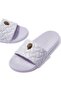 Luxury Smoked Leather Slippers - Light Purple - 5