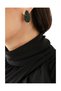 Pave Dome Earrings, Crystal Kup Style Earrings - 4