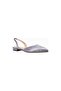 Lerina Satin with Crystal Stones, Italian Design Slingback Shoes, Elegant Casual and Evening Chic - 3