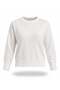 Ecru Crew Neck Lyocell Yarn Knitwear