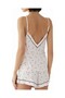 Fiona two-piece v-neck cami and shorts pajama set - 3
