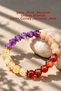 Lucky, Abundant, and Wealthy Bracelet (Agate, Citrine, Amethyst, Sunstone) Natural Stone Bracelet