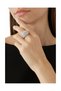 Pave Rainbow Ring, Stylish Design with Multicolored Crystals - 4