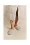 Organic Cotton Waffle Patterned Unisex House Slippers - 2