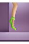 5-Piece Tulle Socks Set White Black Gray Green Blue Colorful Thin Transparent Daily Casual Stylish Socks - 5
