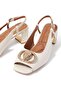Chelsea 60 Block Heel Sandals - Light Beige - 5