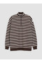 Striped Women's Thick Sweatshirt Tunic for Style Enthusiasts from Uzg Store