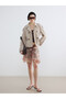Esvab • Modern & Distinctive Shirt Roba Collar Women's Gabardine Trench Coat - 3
