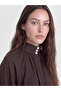 Rmz Gi̇yi̇m Farki̇lya Dik Roba Collar 100% Cotton Women's Shirt Tunic - 3