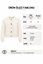 Elmasi Knitwear Cardigan Cream - 3