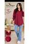 Women's Muslin Shirt Long Sleeve Relaxed Fit - 2