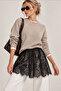 Women's White Lace Skirt Pareo