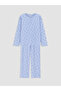 Zero Roba Collar Girl's Pajama Set for Style Enthusiasts from Uzg Store