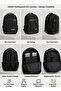 Backpack Unisex School Bag Daily Travel Laptop Bag Durable Special Fabric Embroidered Logo 25 Lt - 2