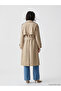 Double-Breasted Roba Collar Belted Women's Trench Coat from Uzg Store for Style Enthusiasts - 6
