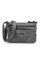 Women's Faux Leather 5-Compartment Crossbody Shoulder Bag with Multiple Compartments and Adjustable Strap - 6