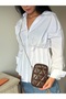 Women's Silver Chain Strap Crossbody Phone & Wallet Bag - 3