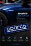 Metalized Logo Sticker 10X3 cm Auto Vehicle Decorative Metal Look Adhesive Emblem Blue - 4