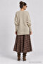 Oversize Basic Knitwear Sweater Lki̇0072 Stone - 6